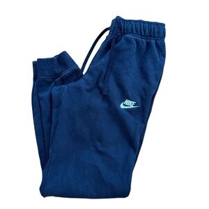 Nike Women’s Fleece Sweatpants Joggers Black with Swoosh Size XS Athleisure